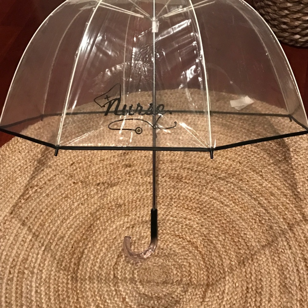 Umbrella with nurse logo